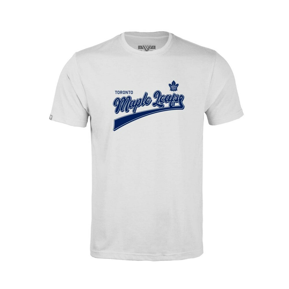 NHL White Toronto Maple Leafs Levelwear Youth Little Richmond Retro Script T-Shirt