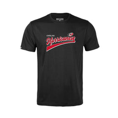 NHL Black Carolina Hurricanes Levelwear Youth Little Richmond Retro Script T-Shirt
