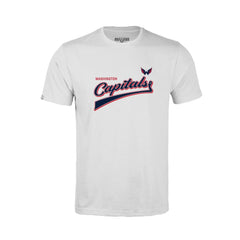NHL White Washington Capitals Levelwear Youth Little Richmond Retro Script T-Shirt