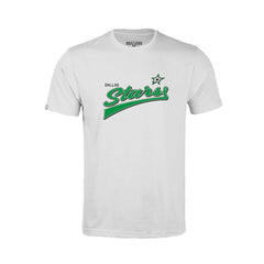 NHL White Dallas Stars Levelwear Youth Little Richmond Retro Script T-Shirt