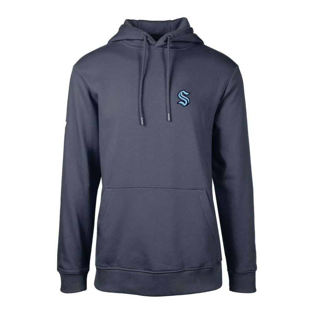 NHL Deep Sea Blue Seattle Kraken Levelwear Podium Insignia Core Pullover Hoodie