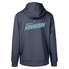 NHL Deep Sea Blue Seattle Kraken Levelwear Podium Insignia Core Pullover Hoodie
