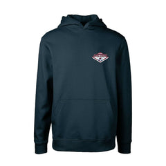 NHL Navy Colorado Avalanche Levelwear Youth Podium Club Patch 2.0 Fleece Pullover Hoodie