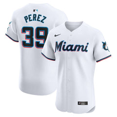 MLB Eury Perez Miami Marlins Nike Home Elite Player Jersey