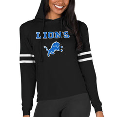 Concepts Sport Women's Marathon Lightweight Lounge Pullover Hoodie - Detroit Lions