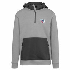 MLB Cleveland Guardians Levelwear Chicane Insignia Quarter-Zip Hoodie