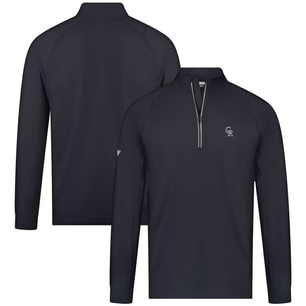 MLB Colorado Rockies Levelwear Theory Insignia Quarter-Zip Pullover