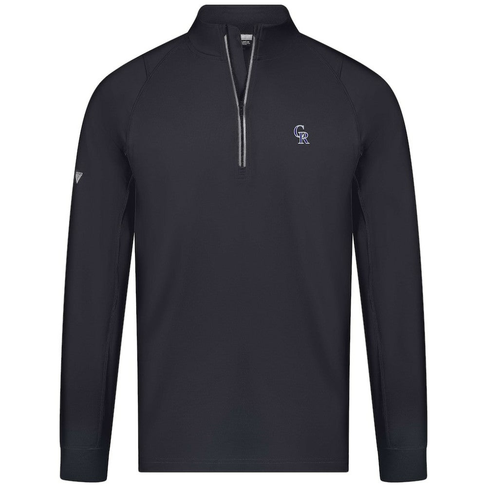 MLB Colorado Rockies Levelwear Theory Insignia Quarter-Zip Pullover