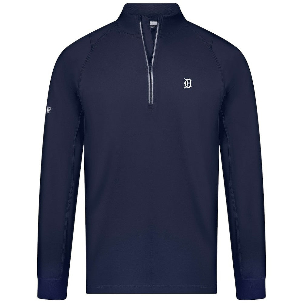 MLB Detroit Tigers Levelwear Theory Insignia Quarter-Zip Pullover