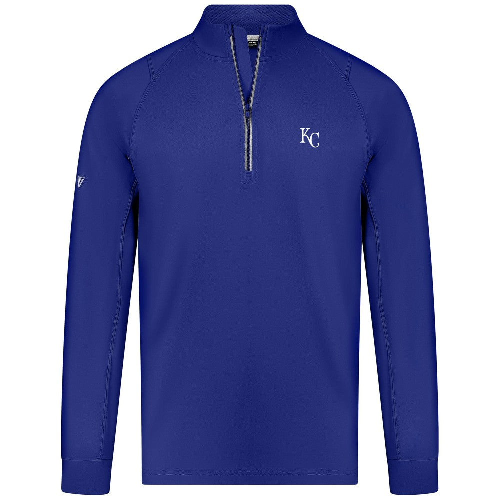 MLB Kansas City Royals Levelwear Theory Insignia Quarter-Zip Pullover