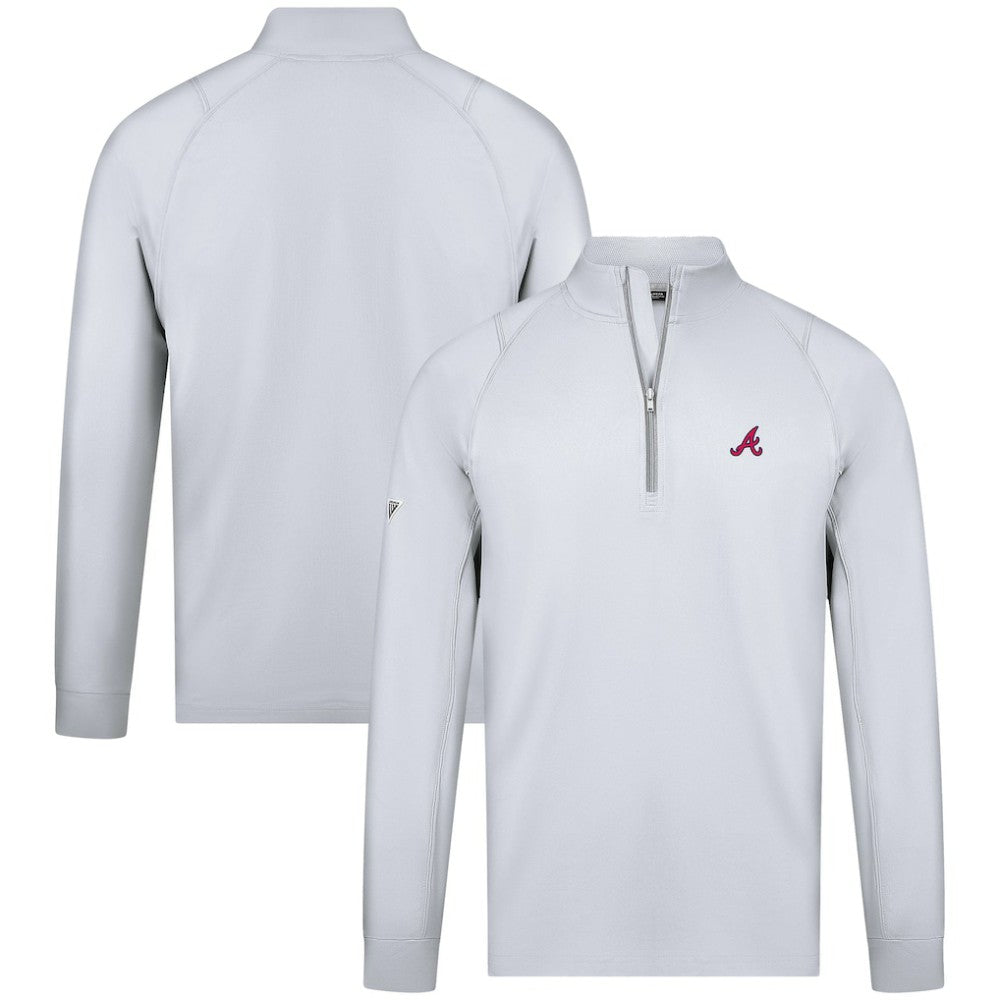 MLB Atlanta Braves Levelwear Theory Insignia Quarter-Zip Pullover