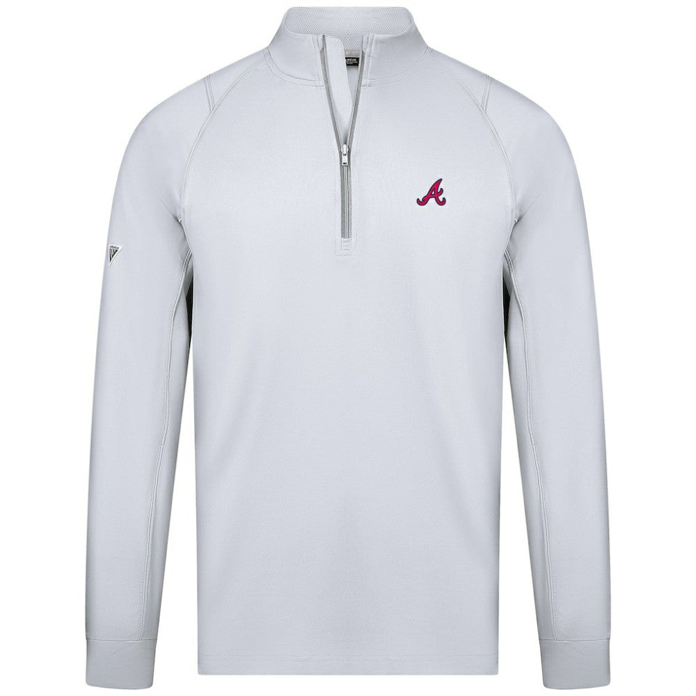 MLB Atlanta Braves Levelwear Theory Insignia Quarter-Zip Pullover
