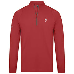MLB Philadelphia Phillies Levelwear Theory Insignia Quarter-Zip Pullover
