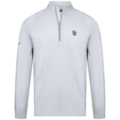 MLB San Diego Padres Levelwear Theory Insignia Quarter-Zip Pullover