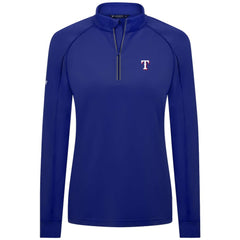 MLB Texas Rangers Levelwear Women's Kinetic Insignia Quarter-Zip Pullover