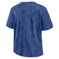 NHL Blue Tampa Bay Lightning Fanatics Women's Faded Wash T-Shirt