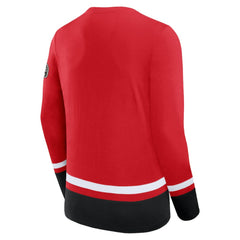 NHL Red Chicago Blackhawks Fanatics High Point Long Sleeve T-Shirt