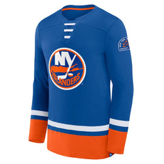 NHL Royal New York Islanders Fanatics High Point Long Sleeve T-Shirt