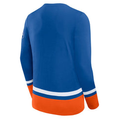 NHL Royal New York Islanders Fanatics High Point Long Sleeve T-Shirt