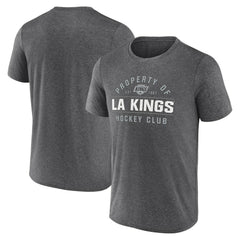 NHL Heather Charcoal Los Angeles Kings Fanatics Property Of T-Shirt