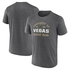 NHL Heather Charcoal Vegas Golden Knights Fanatics Property Of T-Shirt