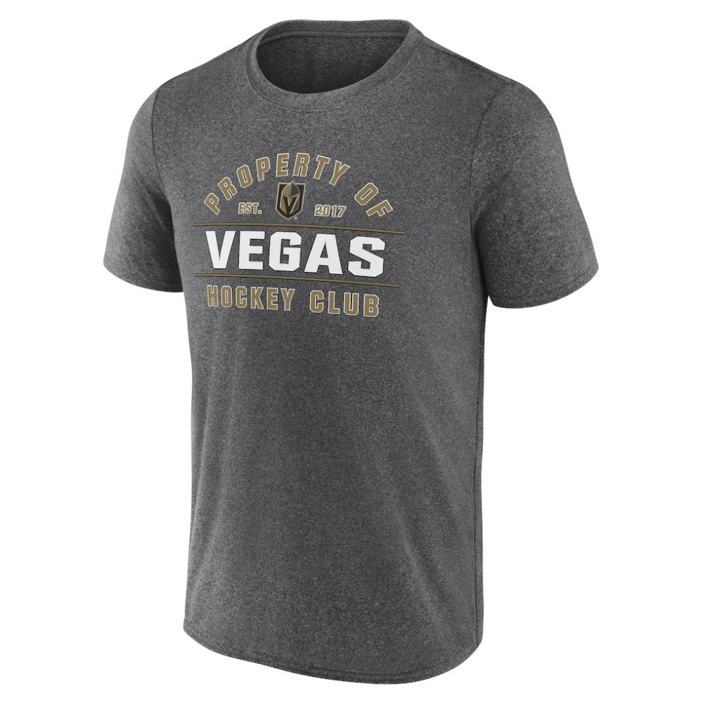 NHL Heather Charcoal Vegas Golden Knights Fanatics Property Of T-Shirt