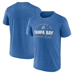 NHL Heather Blue Tampa Bay Lightning Fanatics Property Of T-Shirt