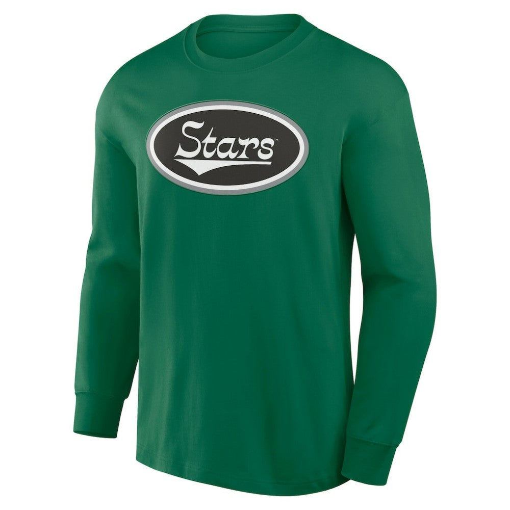 NHL Kelly Green Dallas Stars Fanatics Rewind Long Sleeve T-Shirt