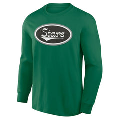 NHL Kelly Green Dallas Stars Fanatics Rewind Long Sleeve T-Shirt