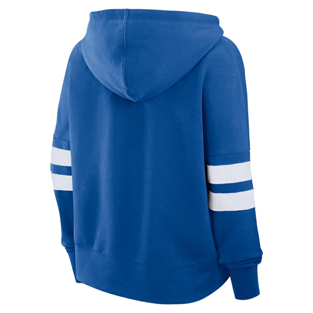 NHL Royal New York Islanders Fanatics Women's Oversized Seize Pullover Hoodie