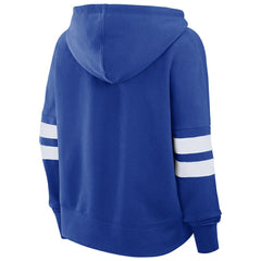 NHL Blue New York Rangers Fanatics Women's Oversized Seize Pullover Hoodie