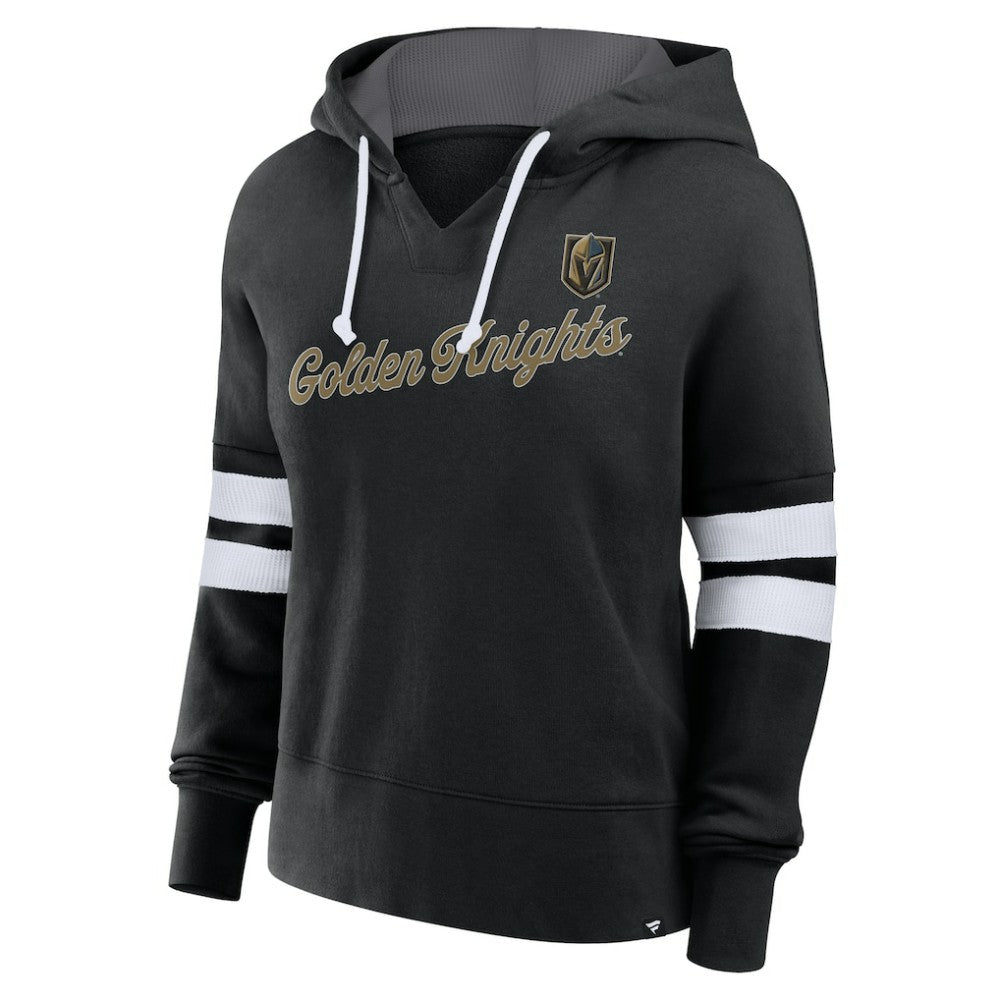NHL Black Vegas Golden Knights Fanatics Women's Oversized Seize Pullover Hoodie
