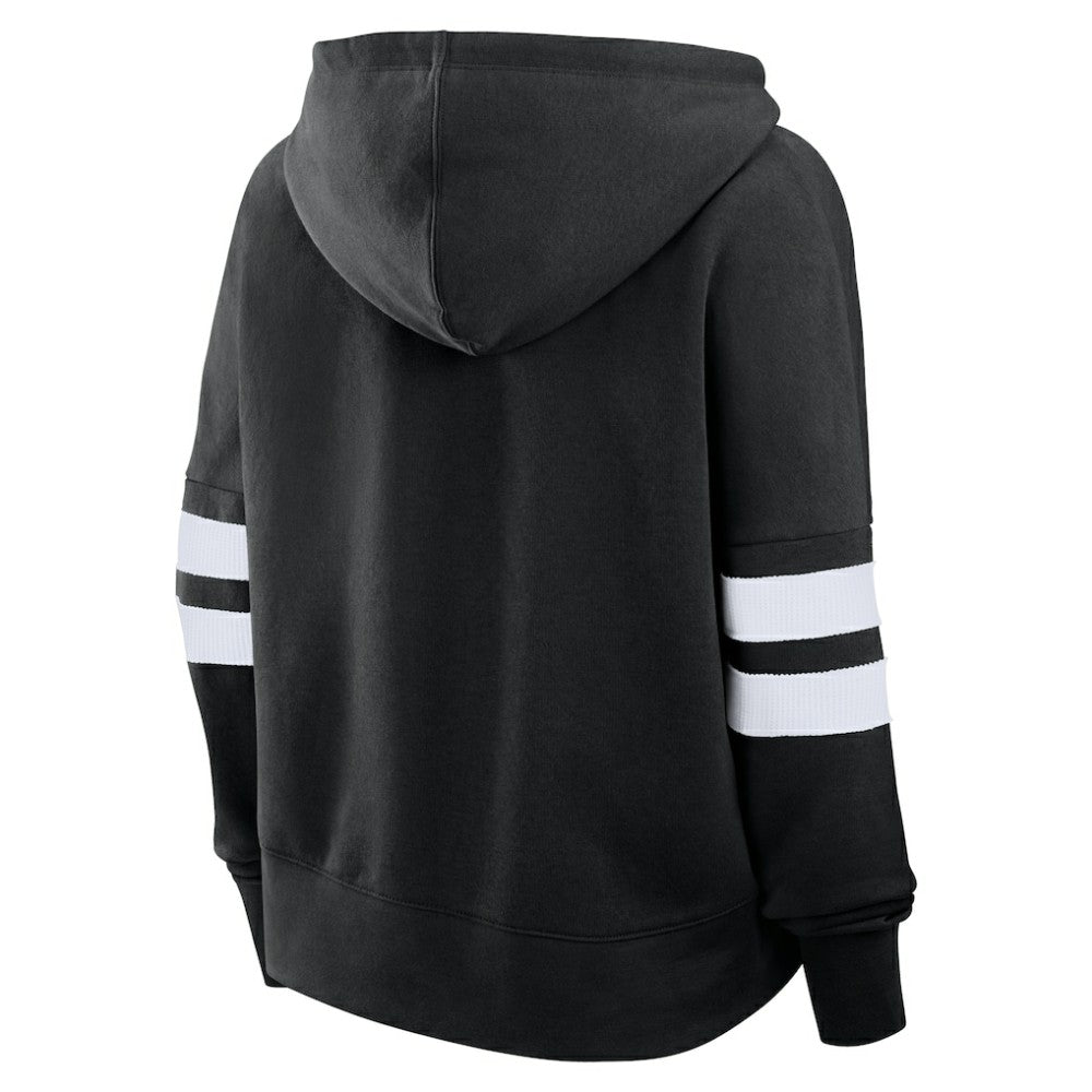 NHL Black Vegas Golden Knights Fanatics Women's Oversized Seize Pullover Hoodie