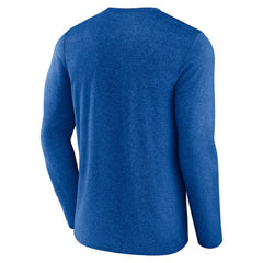 NHL Heather Blue St. Louis Blues Fanatics Transition Long Sleeve T-Shirt