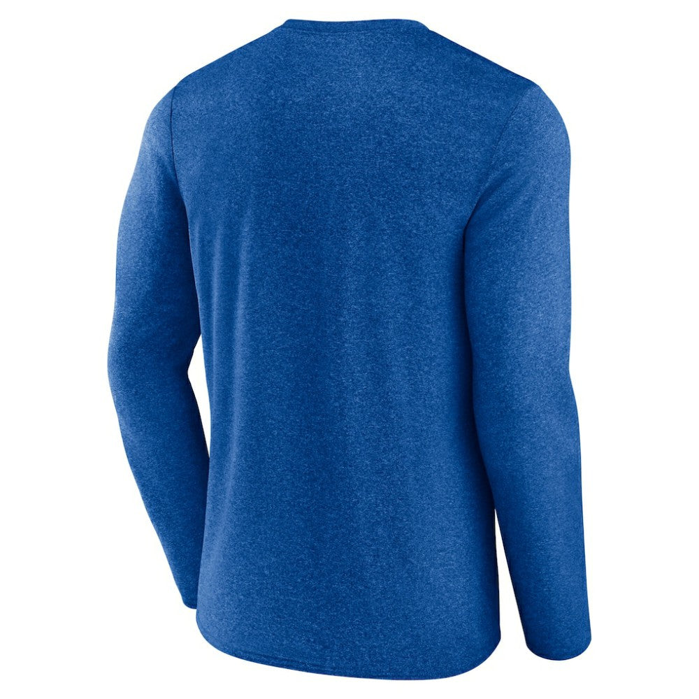 NHL Heather Blue Toronto Maple Leafs Fanatics Transition Long Sleeve T-Shirt