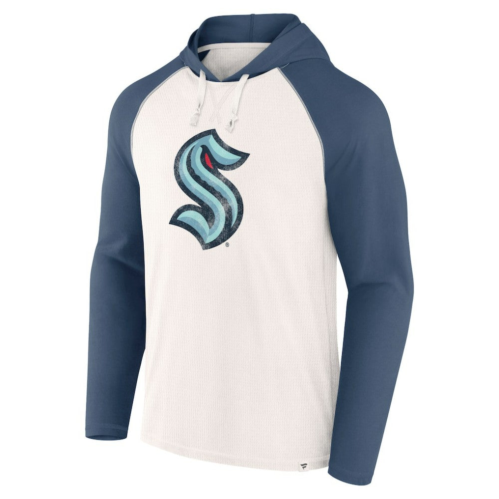 NHL White Seattle Kraken Fanatics Vintage Winger Pullover Hoodie