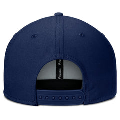 NHL Blue New York Rangers Fanatics Fundamental Gino Stack Snapback Hat