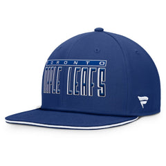 NHL Blue Toronto Maple Leafs Fanatics Fundamental Gino Stack Snapback Hat