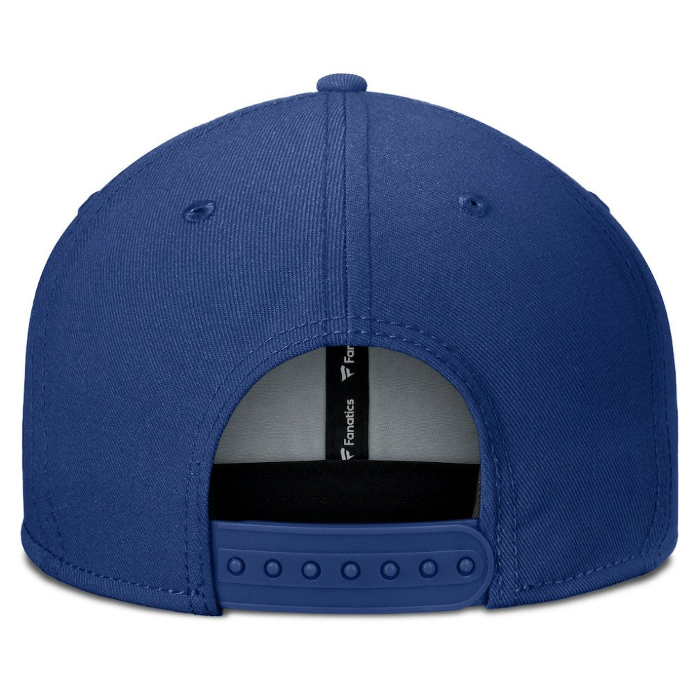 NHL Blue Toronto Maple Leafs Fanatics Fundamental Gino Stack Snapback Hat