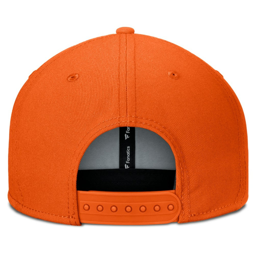 NHL Black Anaheim Ducks Fanatics Fundamental Gino Stack Snapback Hat