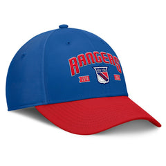 NHL Blue/Red New York Rangers Fanatics Heritage Captain Flex Hat