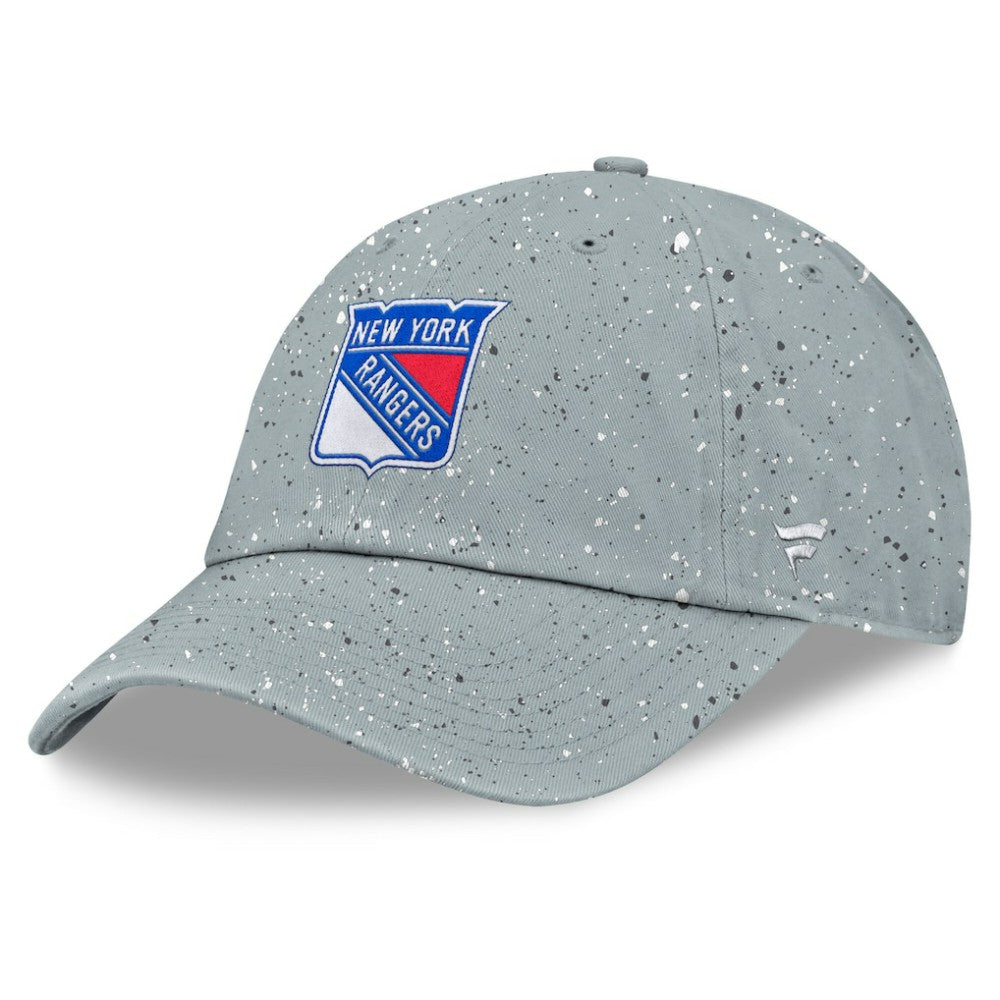 NHL Gray New York Rangers Fanatics Women's Heritage Snow Day Speckle Adjustable Hat
