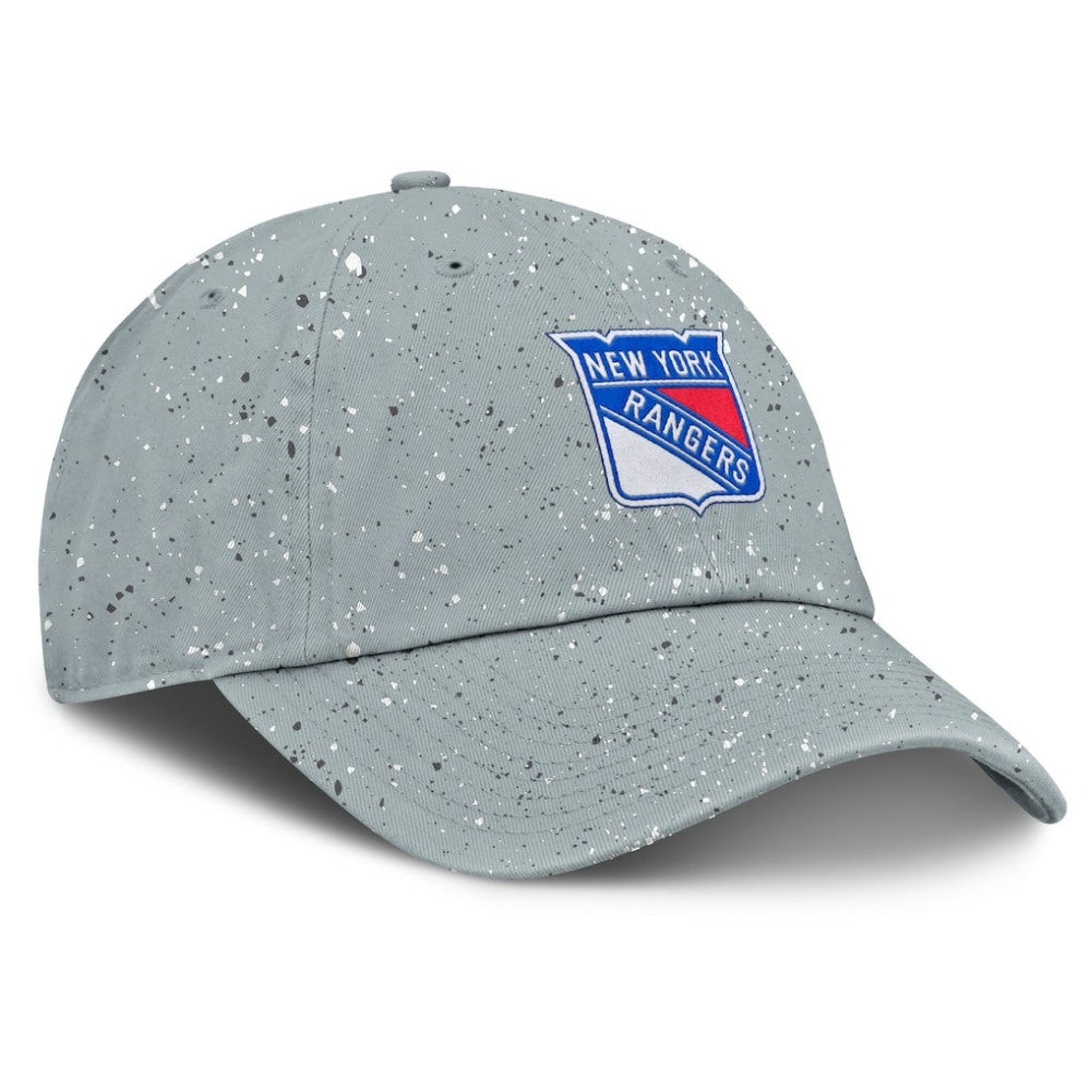 NHL Gray New York Rangers Fanatics Women's Heritage Snow Day Speckle Adjustable Hat