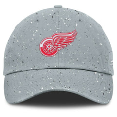 NHL Gray Detroit Red Wings Fanatics Women's Heritage Snow Day Speckle Adjustable Hat