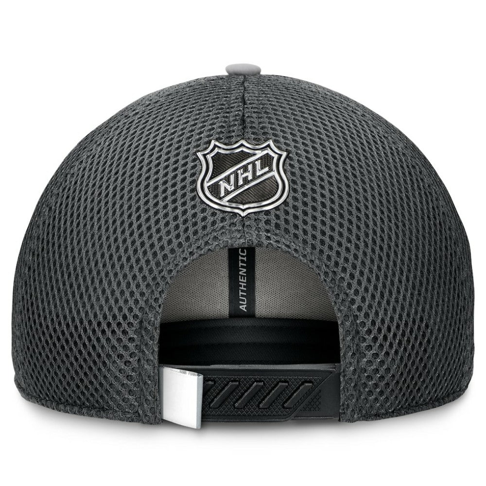 NHL Gray Los Angeles Kings Fanatics Authentic Pro Home Ice Trucker Adjustable Hat