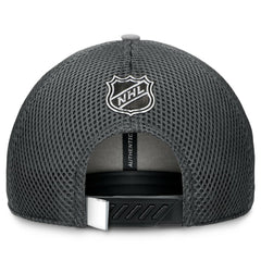 NHL Gray Los Angeles Kings Fanatics Authentic Pro Home Ice Trucker Adjustable Hat