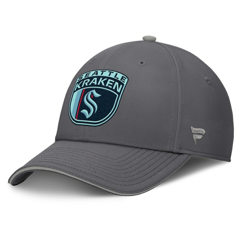 NHL Gray Seattle Kraken Fanatics Home Ice Flex Hat