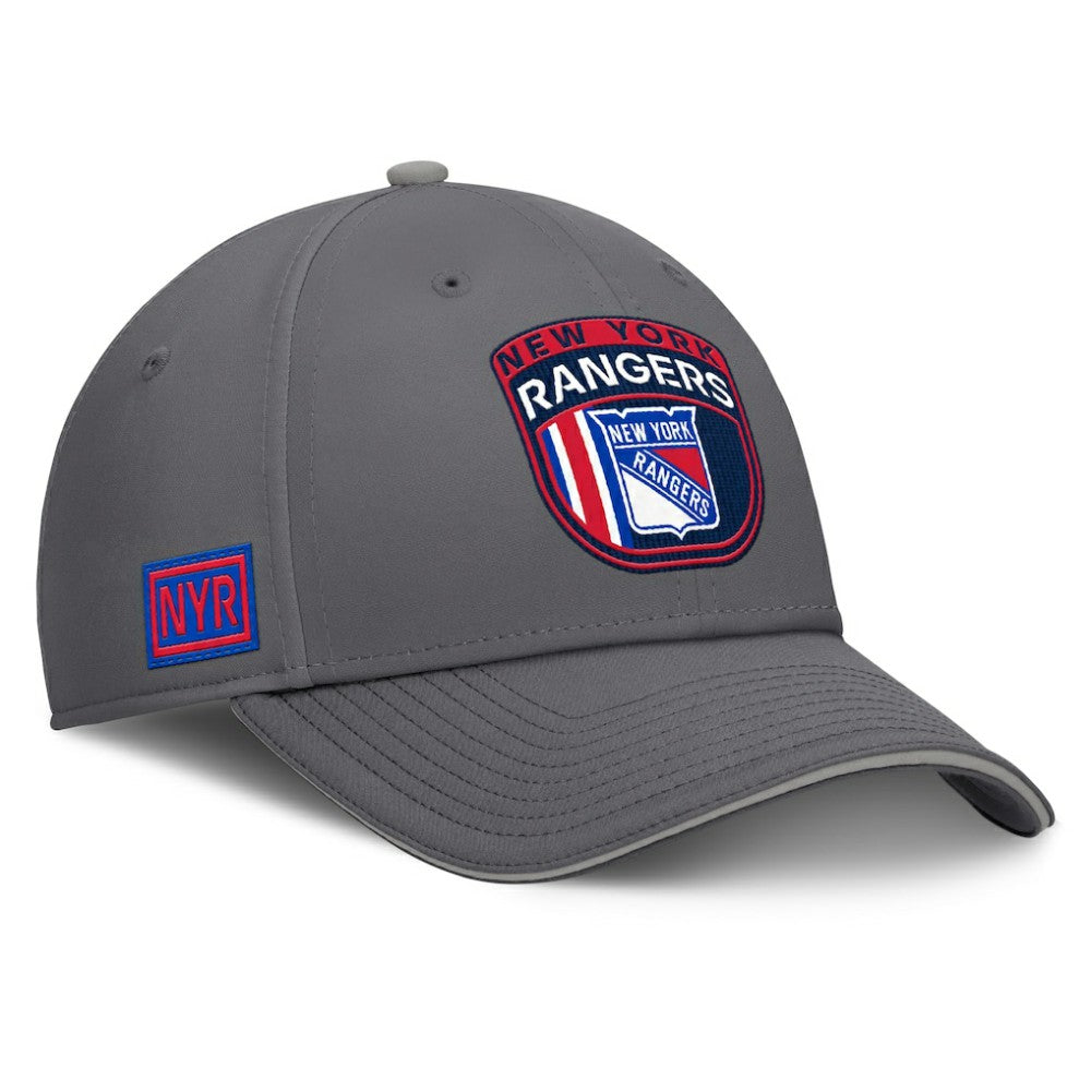 NHL Gray New York Rangers Fanatics Home Ice Flex Hat