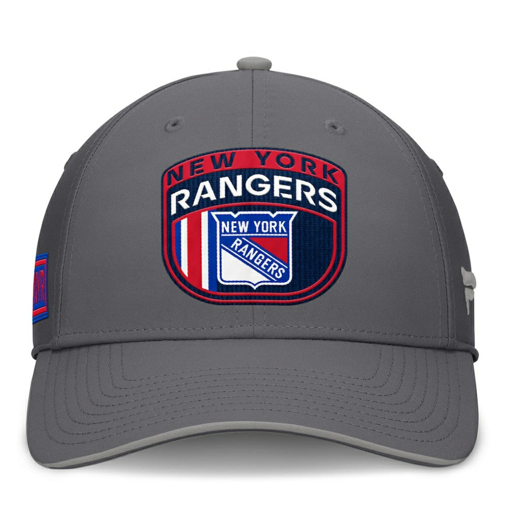 NHL Gray New York Rangers Fanatics Home Ice Flex Hat