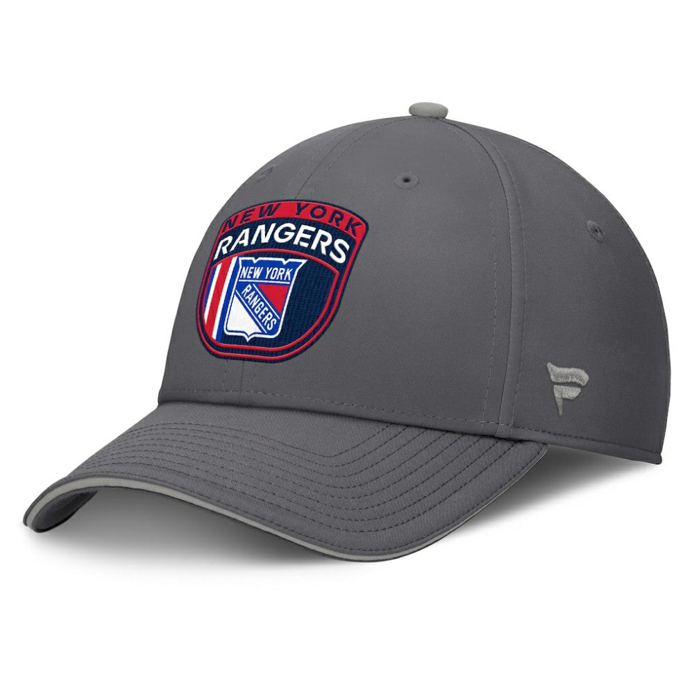 NHL Gray New York Rangers Fanatics Home Ice Flex Hat